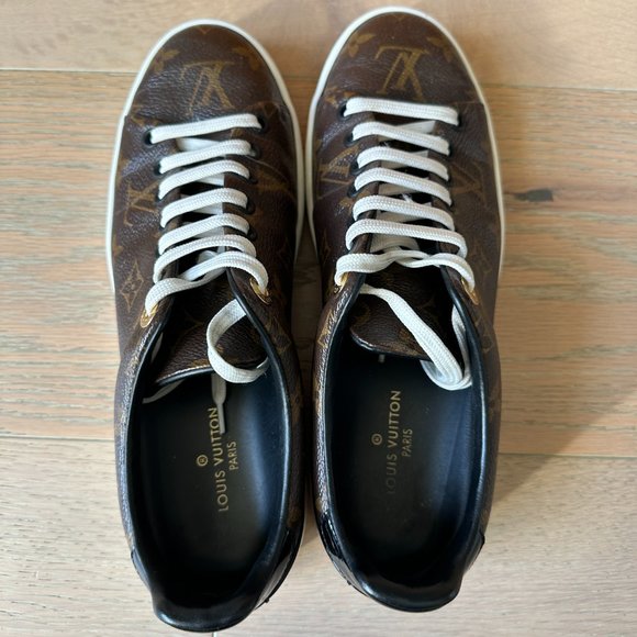 Louis Vuitton Frontrow Monogram Canvas Sneaker Size 37.5 - Picture 6 of 13